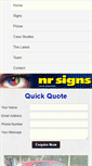Mobile Screenshot of nrsigns.com.au
